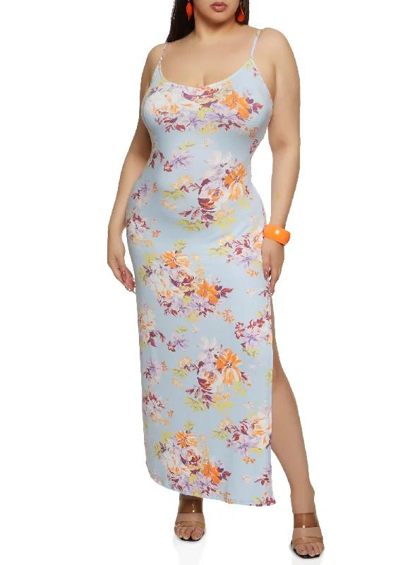 Plus Size Haute Monde Floral Cami Maxi Dress