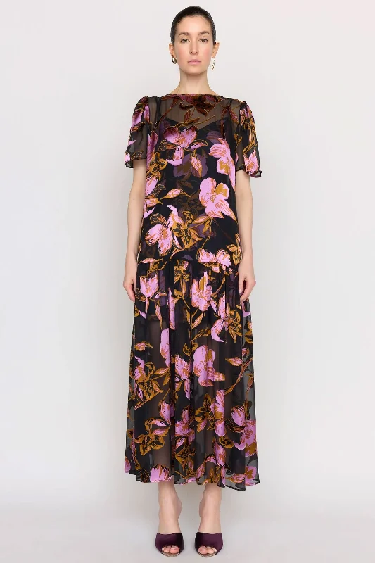 Christy Lynn Adele Dress in Evening Lily