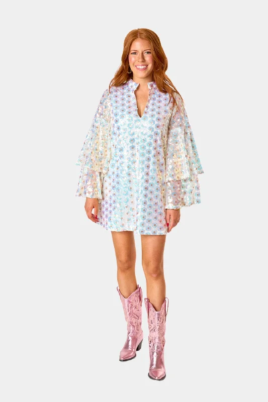 Gayle Long Sleeve Mini Dress - Top Notch