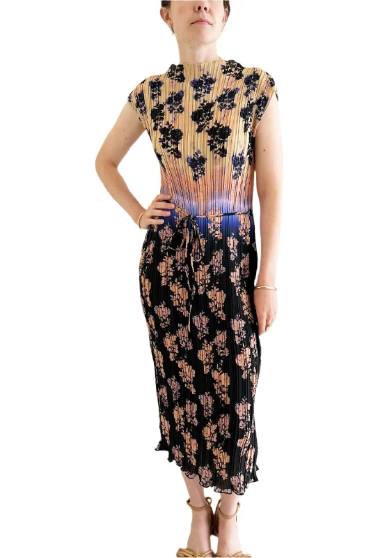 No.6 Julien Dress in Dip Dye Shadow Floral