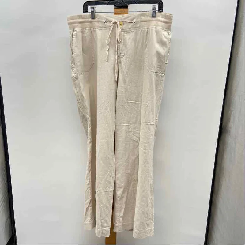 Lane Bryant Women's Size 16 Khaki Solid Pants