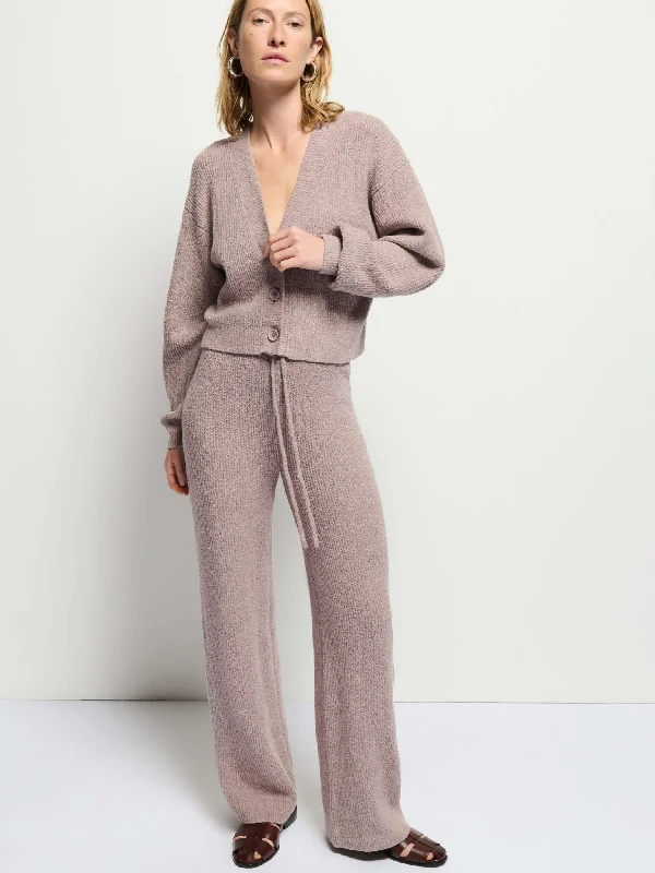 Nation Rachelle Cozy Ribbed Pant / Whisper