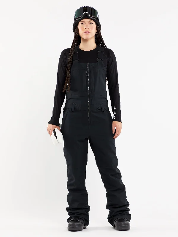 Womens Swift Bib Overalls - Black