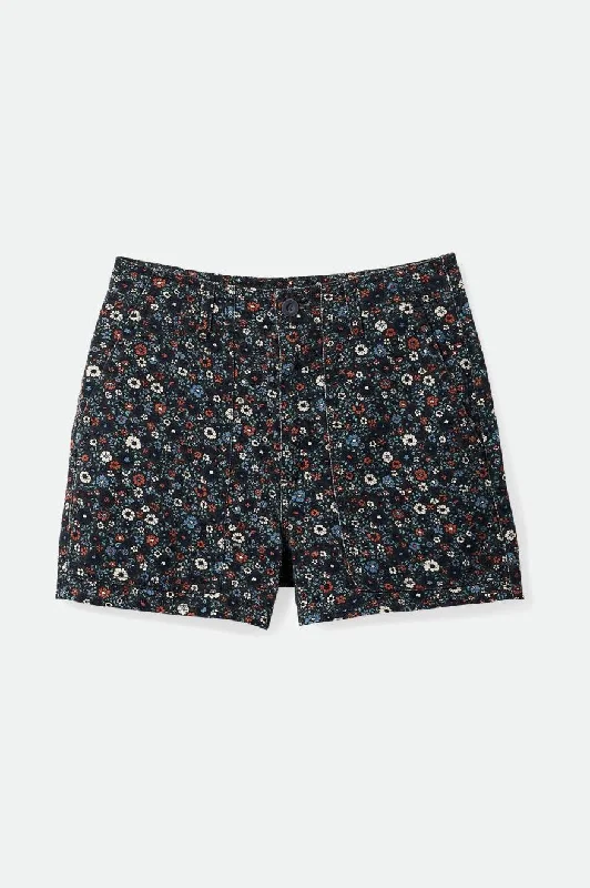 Vancouver Short - Washed Floral Navy