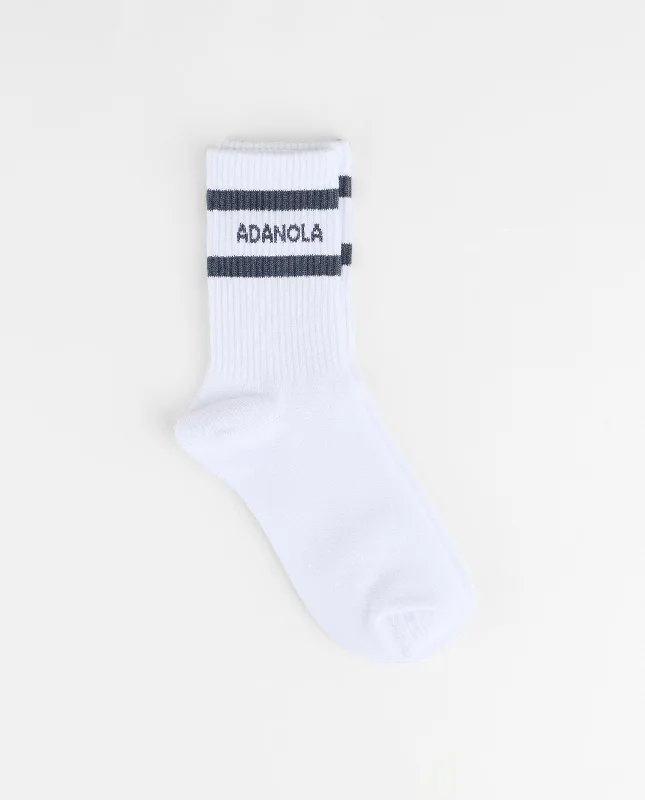 Sports Stripe Socks - Midnight Blue